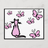 Schmetterlinge Postkarte (Vorderseite)