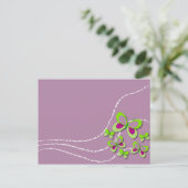 Schmetterlinge Postkarte (Stehend Vorderseite)