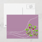 Schmetterlinge Postkarte (Vorne/Hinten)