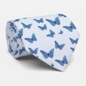 Schmetterlinge Punkte Krawatte (Gerollt)