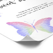 Schmetterlinge - raten Sie mal vom süßen Schlamass Poster (Ecke)