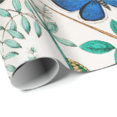 Schmetterlinge, Raupen von William Forsell Kirby Geschenkpapier (Rolleneckpunkt)