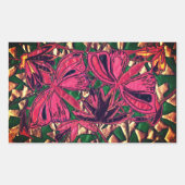 Schmetterlinge Rechteckiger Aufkleber (Vorderseite)