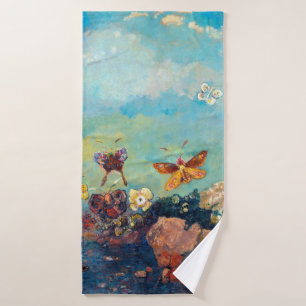 Schmetterlinge, Redon Badehandtuch