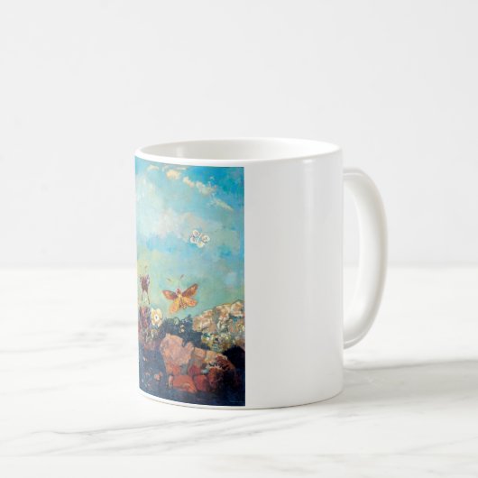 Schmetterlinge, Redon Kaffeetasse (VorderseiteRechts)