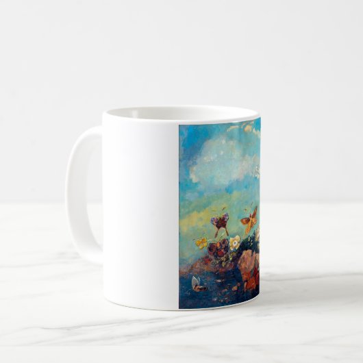 Schmetterlinge, Redon Kaffeetasse (Vorderseite Links)