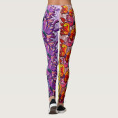 Schmetterlinge Regenbogen Leggings (Rückseite)