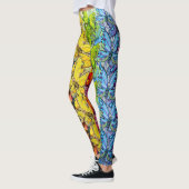 Schmetterlinge Regenbogen Leggings (Links)