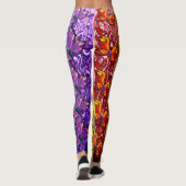 Schmetterlinge Regenbogen Leggings (Rückseite)