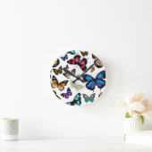 Schmetterlinge Runde Wanduhr (Zuhause)