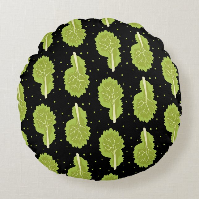 Schmetterlinge Rundes Kissen (Vorderseite)