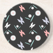 Schmetterlinge Sandstein Untersetzer (Vorne)