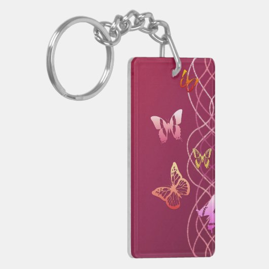Schmetterlinge Schlüsselanhänger (Vorderseite links)