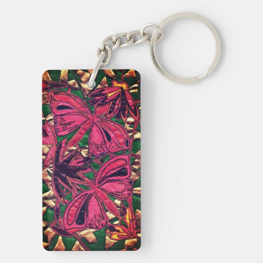 Schmetterlinge Schlüsselanhänger (Rückseite)