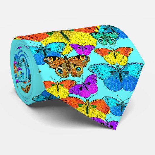 Schmetterlinge, Schmetterlinge! Krawatte (Gerollt)