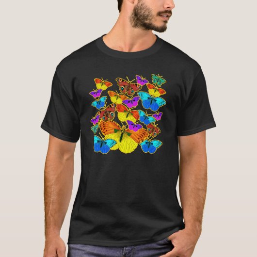 Schmetterlinge, Schmetterlinge! T-Shirt (Vorderseite)