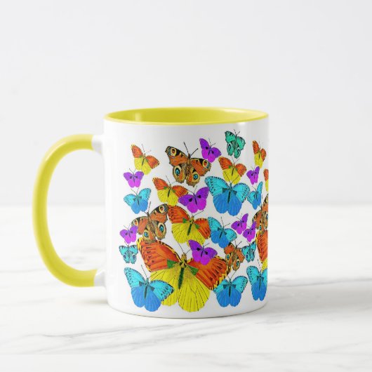 Schmetterlinge, Schmetterlinge! Tasse (Links)