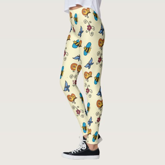 Schmetterlinge Schnecken Insekten Thunder_Cove Leggings (Links)
