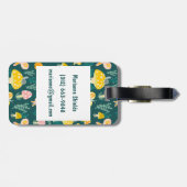 Schmetterlinge Schnecken und Pilze Niedliche ZOLLT Gepäckanhänger (Rückseite horizontal)