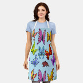 Schmetterlinge Schürze (Getragen)