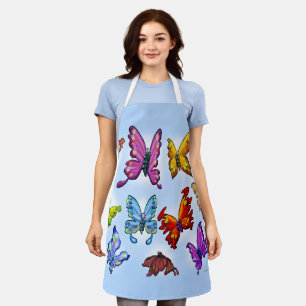 Schmetterlinge Schürze