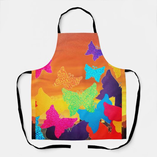 Schmetterlinge Schürze (Vorderseite)