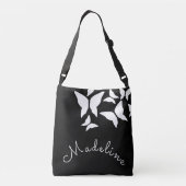 Schmetterlinge Script Name Drawstring Bag Tragetaschen Mit Langen Trägern (Rückseite)