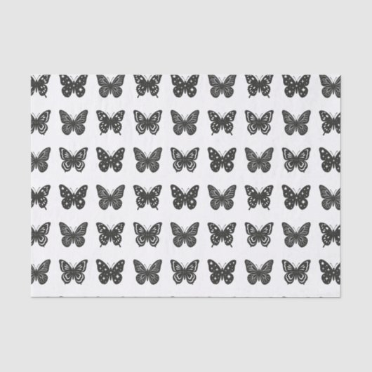 Schmetterlinge Seidenpapier (Vorderseite)