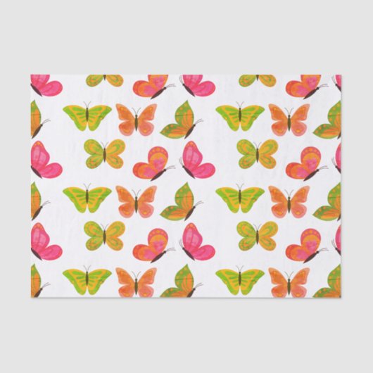 Schmetterlinge Seidenpapier (Vorderseite)