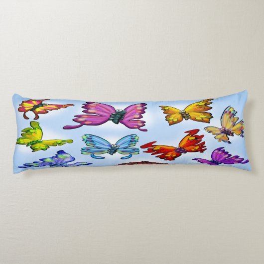 Schmetterlinge Seitenschläferkissen (Rückseite)