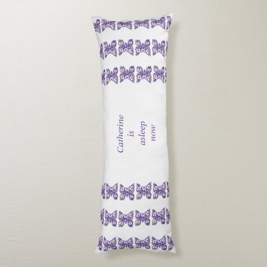 Schmetterlinge Seitenschläferkissen (Rückseite (Vertikal))