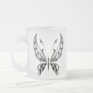 Schmetterlinge Silhouette Tasse
