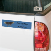 Schmetterlinge sind frei autoaufkleber (Auf Lkw)