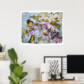 Schmetterlinge sind frei © – Fine Art  Poster (Heimbüro)