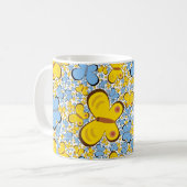 Schmetterlinge sind frei kaffeetasse (Vorderseite Links)