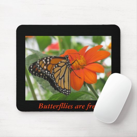 Schmetterlinge sind frei mousepad (Mit Mouse)