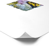 Schmetterlinge sind frei poster (Ecke)