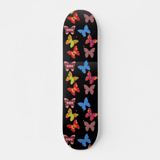 Schmetterlinge Skateboard (Vorne)