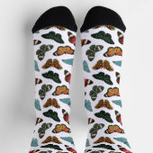 Schmetterlinge Socken (Oben)