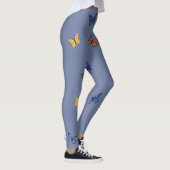 Schmetterlinge Soft Blau Leggings (Rechts)
