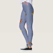 Schmetterlinge Soft Blau Leggings (Links)