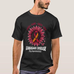 Schmetterlinge Sonnenblume Kawasaki-Krankheit-Bewu T-Shirt