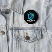 Schmetterlinge Sonnenblume Suizidpräventionsbewuss Button (Beispiel)