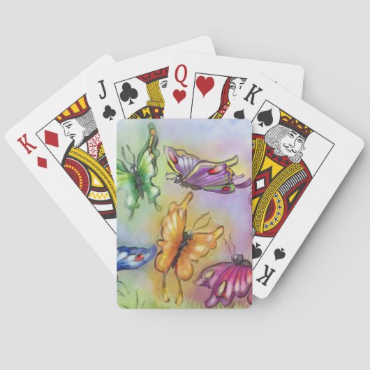 Schmetterlinge Spielkarten (Rückseite)