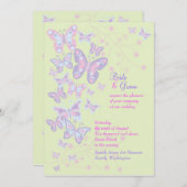 Schmetterlinge (Springtime) Einladung (Vorne/Hinten)