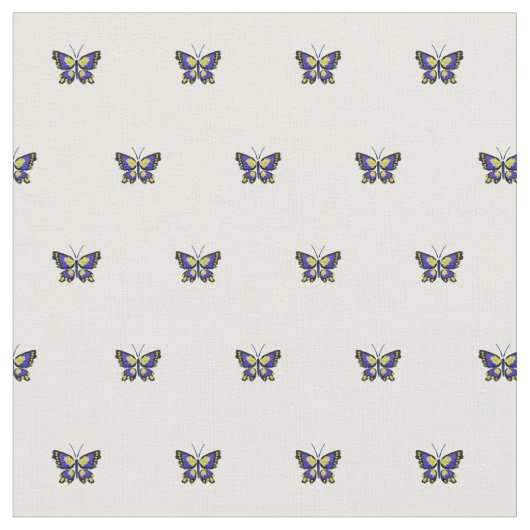 Schmetterlinge Stoff (Nahaufnahme)