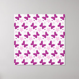 Schmetterlinge Stretched Canvas Print Leinwanddruck
