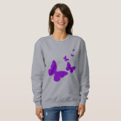 Schmetterlinge Sweatshirt (Vorne ganz)