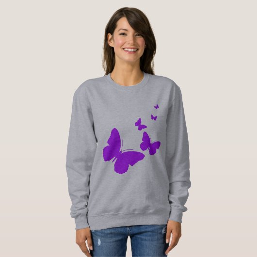 Schmetterlinge Sweatshirt (Vorne ganz)