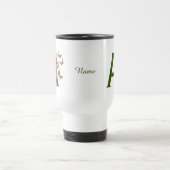 Schmetterlinge Sweet Pea Monogram Initial A Your N Reisebecher (Mittel)